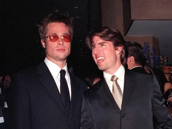 Tom Cruise and Brad Pitt