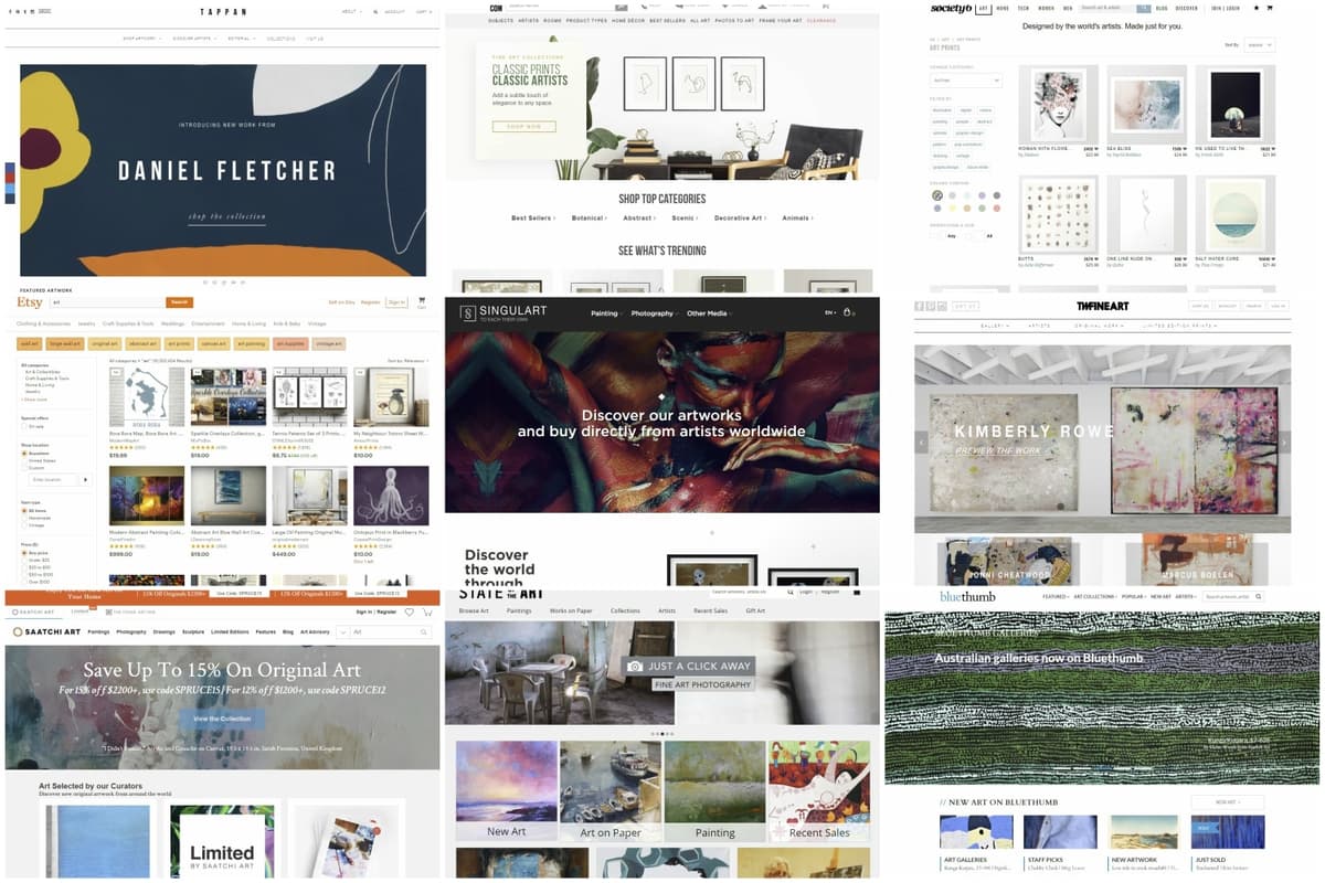 12 best places to buy art online