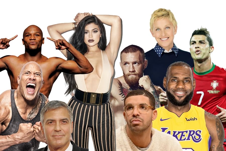 100 highest paid entertainers world announced by forbes