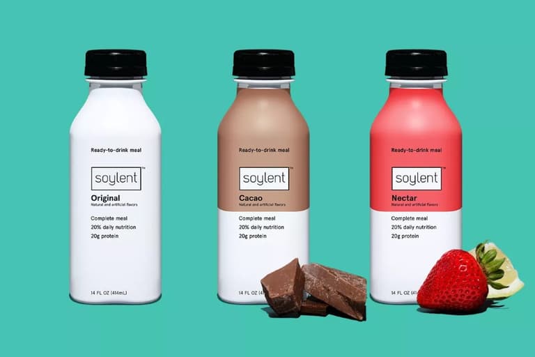 Bottles of Soylent Green Food Shake