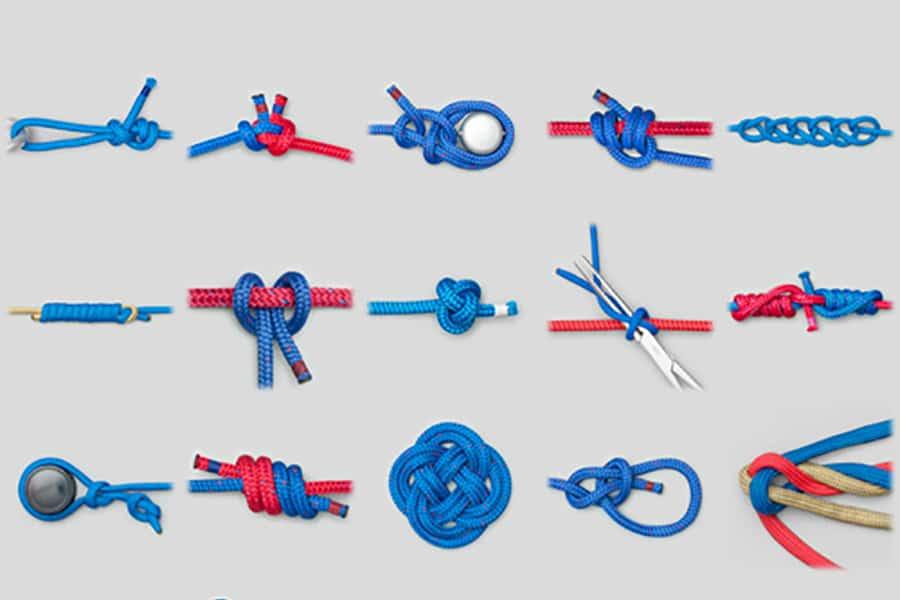 How to tie a Hanson Knot animated and illustrated