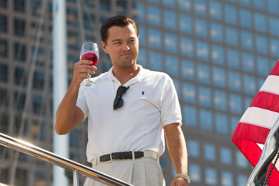 Leonardo Dicaprio in Wolf of Wall Street