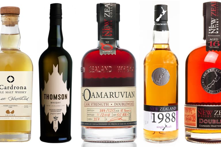 Whisky bottles