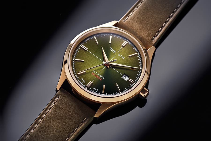 The 5th brown swiss watch