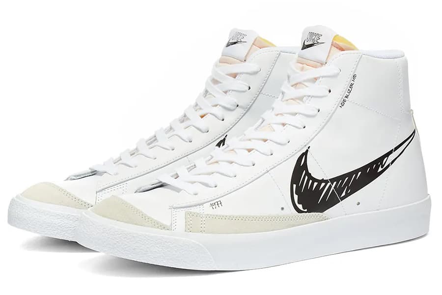 Nike Blazer Mid 77 Scribble side view
