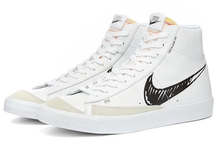 Nike Blazer Mid 77 Scribble side view