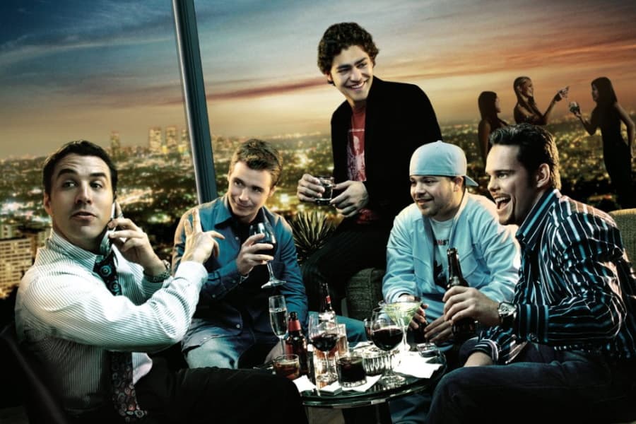 Entourage Season 2 poster with cast