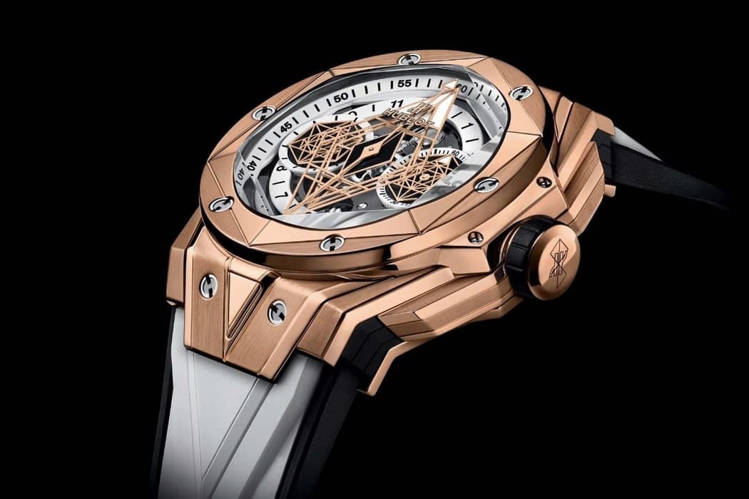 Hublot Big Bang Sang Bleu II KING GOLD PAVÉ