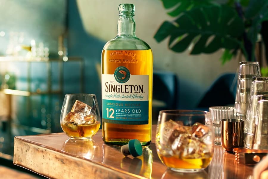 The Singleton whisky bottle