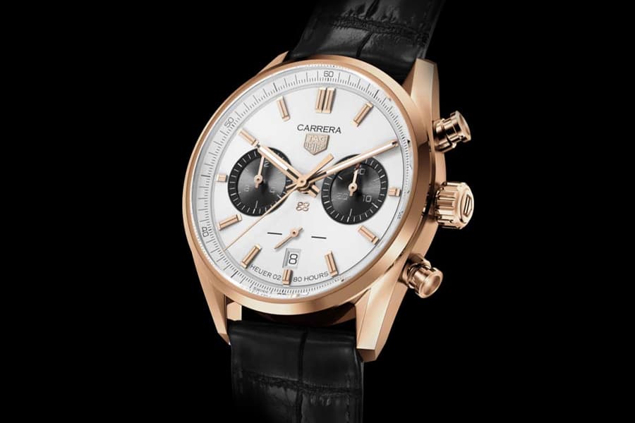 TAG Heuer Carrera Chronograph Jack Heuer Birthday Gold Limited Edition watch