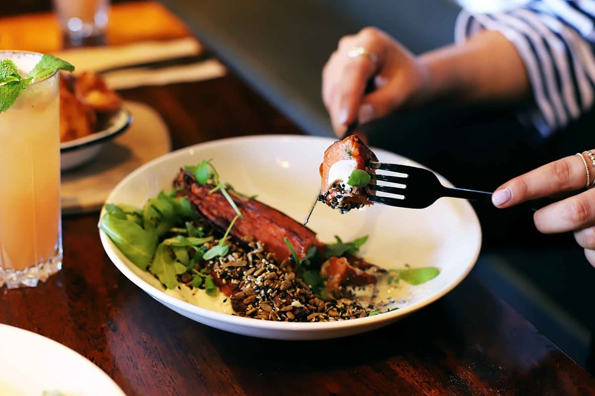Green Man's Arms restaurant meal