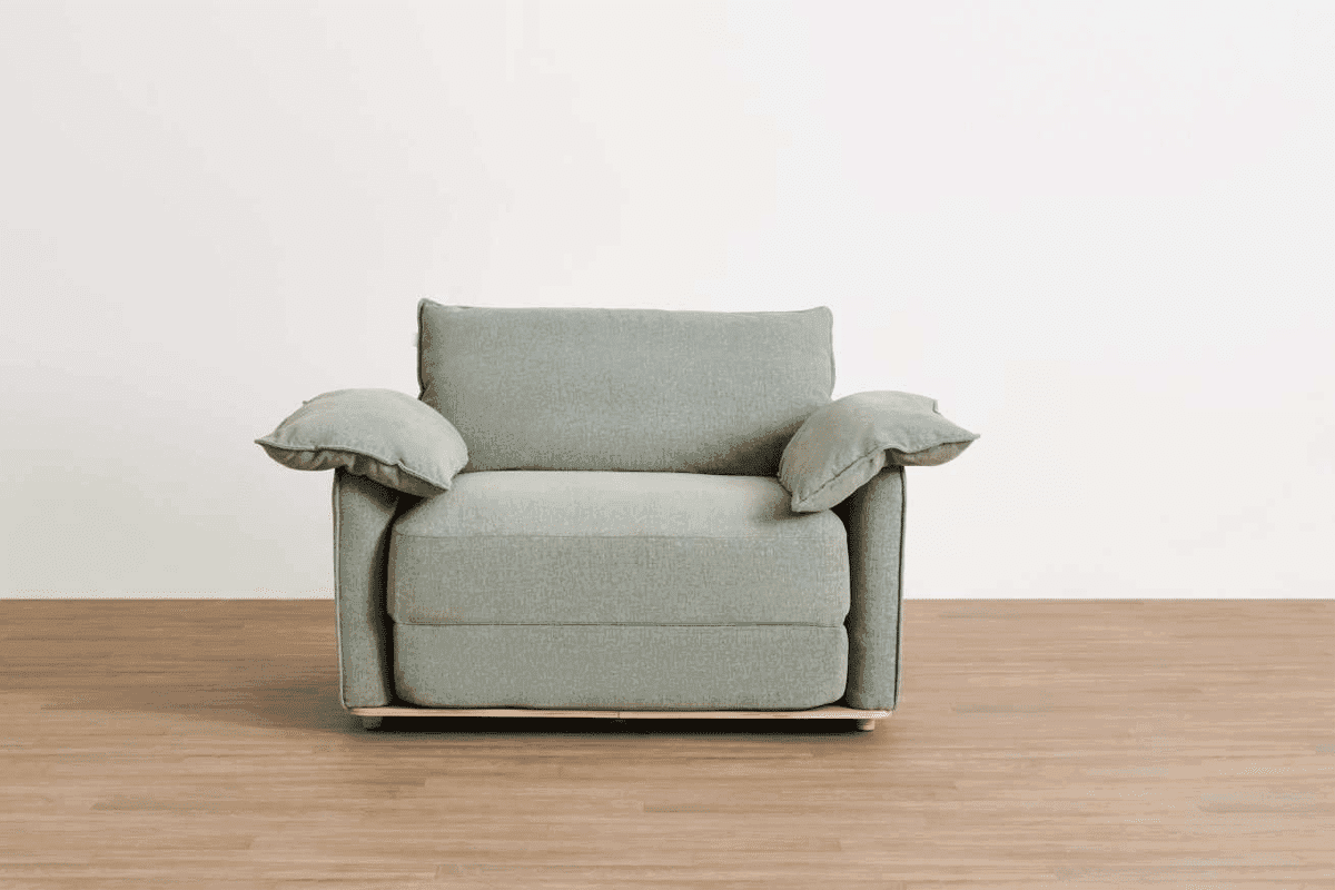 Koala cushy sofa bed single flatlay