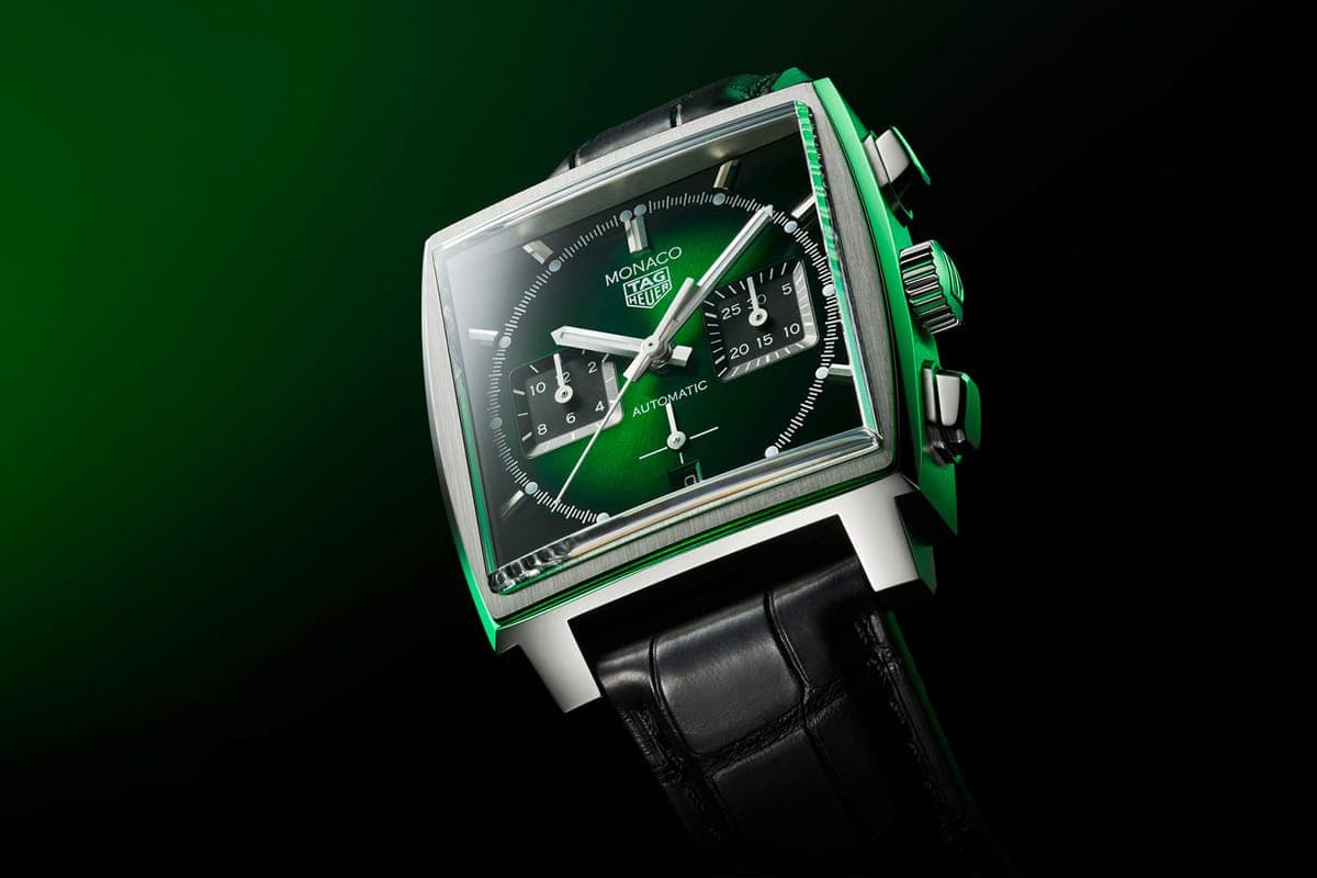 Tag heuer monaco green dial