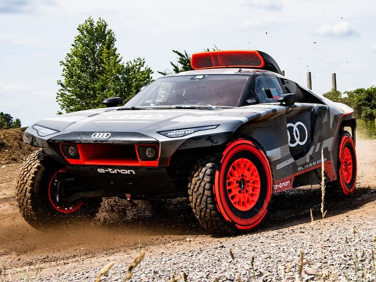 Audi rs q e tron rally car