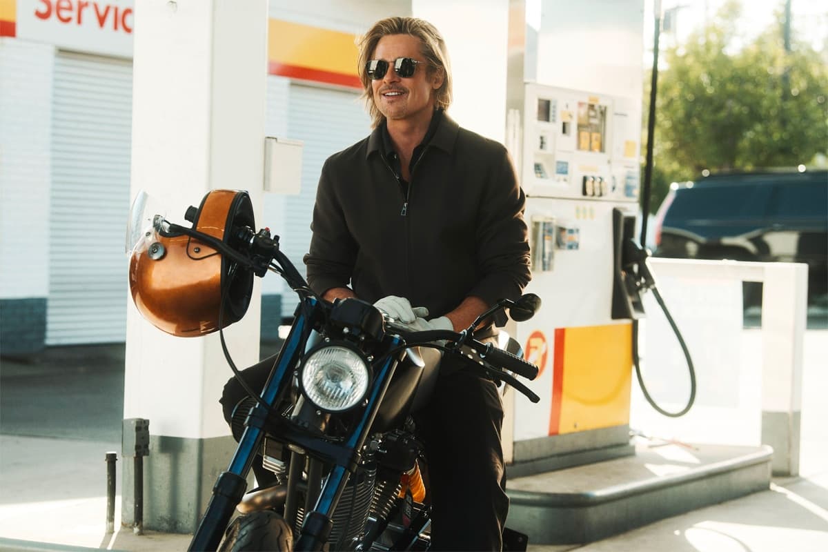 Brad pitt motorcycle