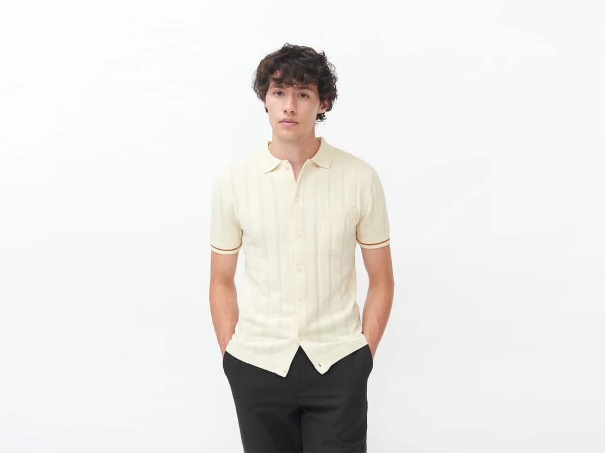 Percival purl weave cuban knit