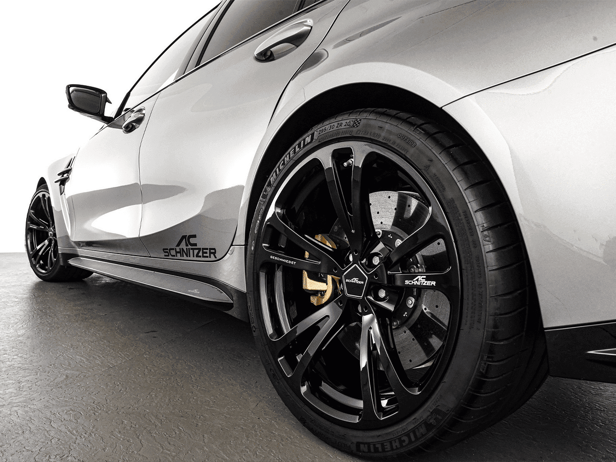 Bmw m3 ac schnitzer rear wheels