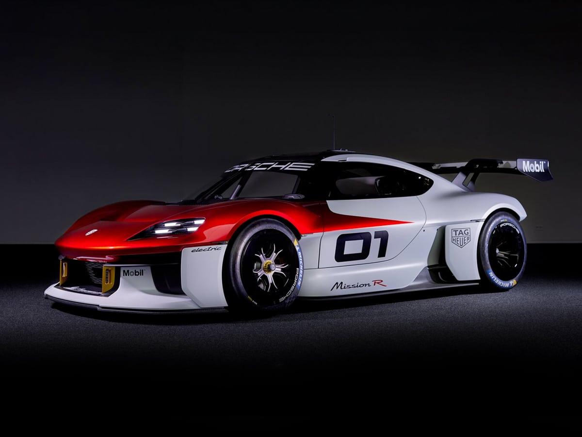 New Porsche Mission R Is A 1,073 HP Electric Racing Car That Hints At  Future Cayman