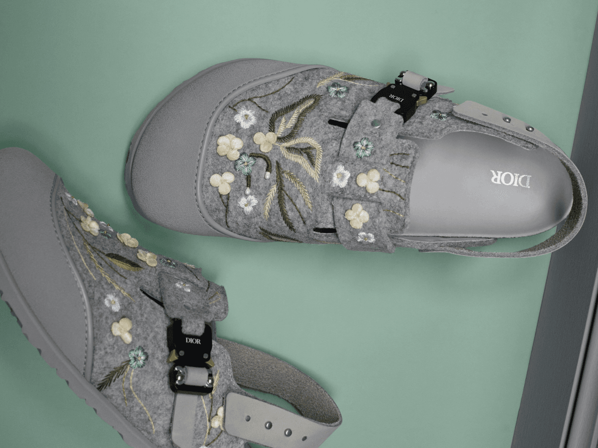 Dior x birkenstock boston fw22 1