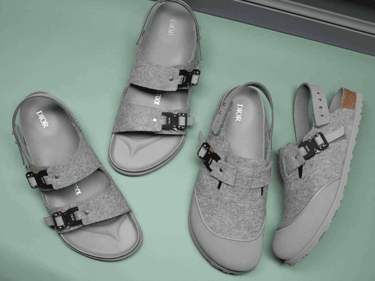 Dior x birkenstock boston fw22 4