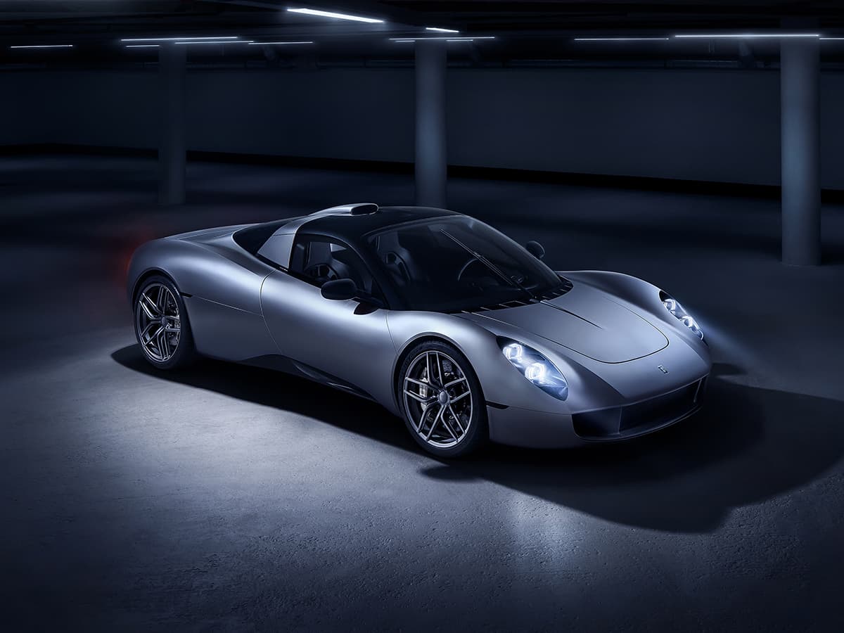 Gordon murray automotive t 33 front slant