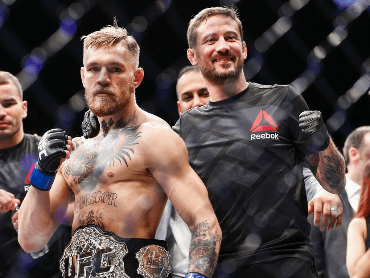 Conor McGregor and John Kavanagh