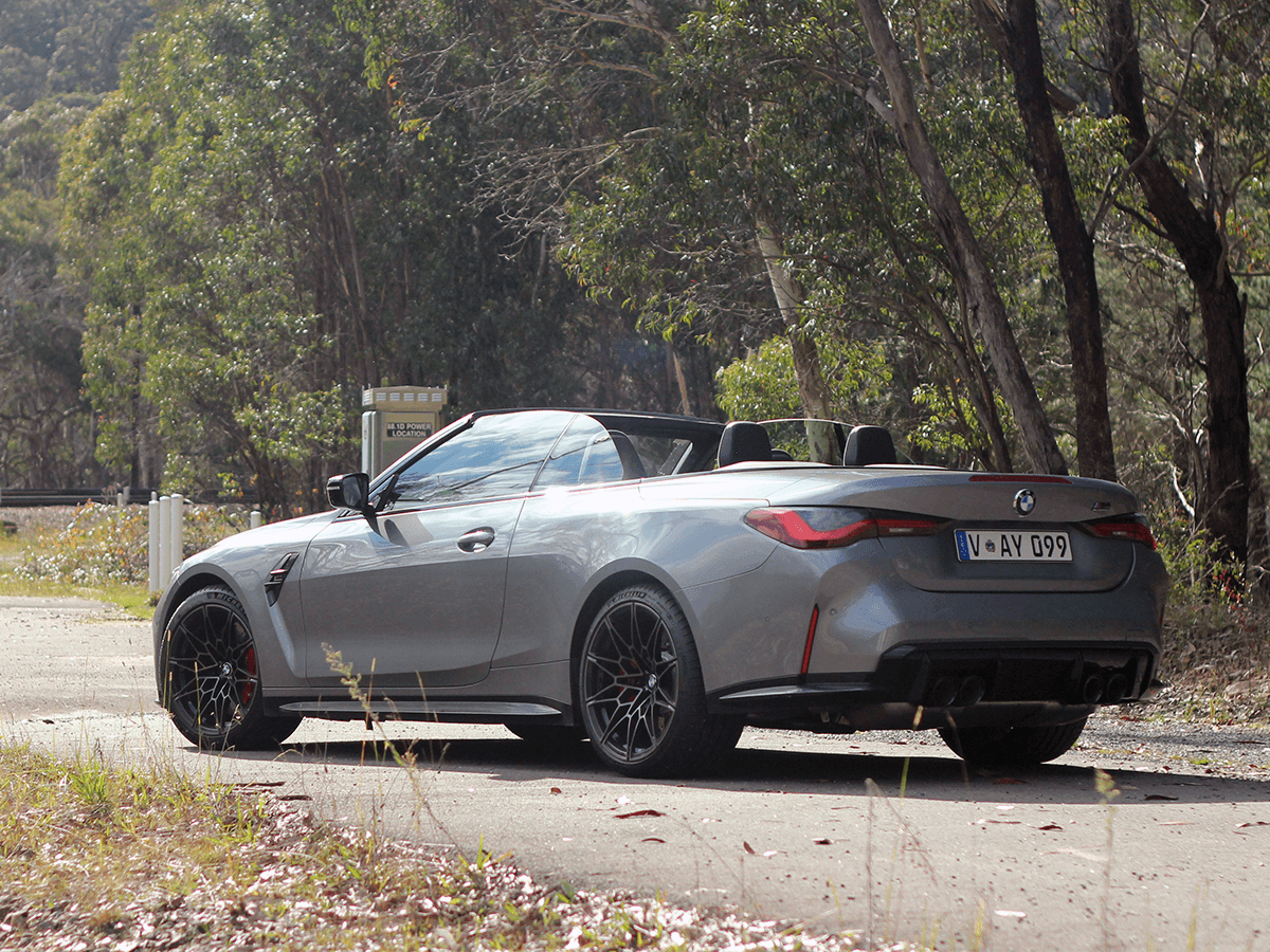 Bmw m4 competition convertible rear end
