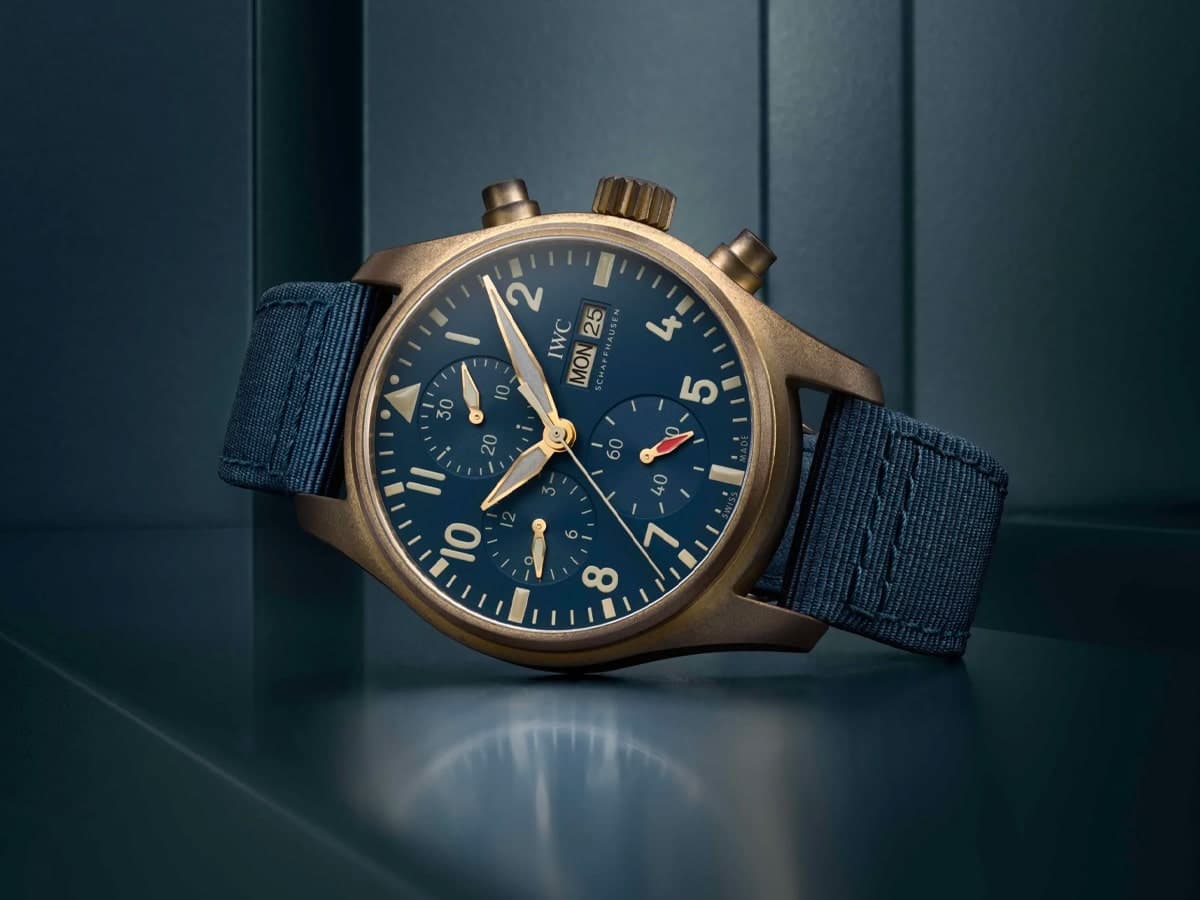 Iwc bronze pilots chronograph 41 1