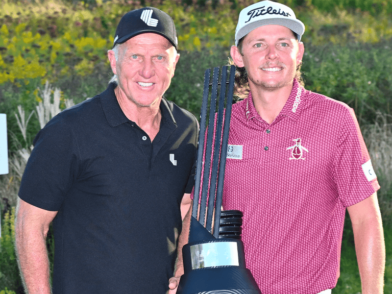 LIV Golf Greg Norman and Cameron Smith