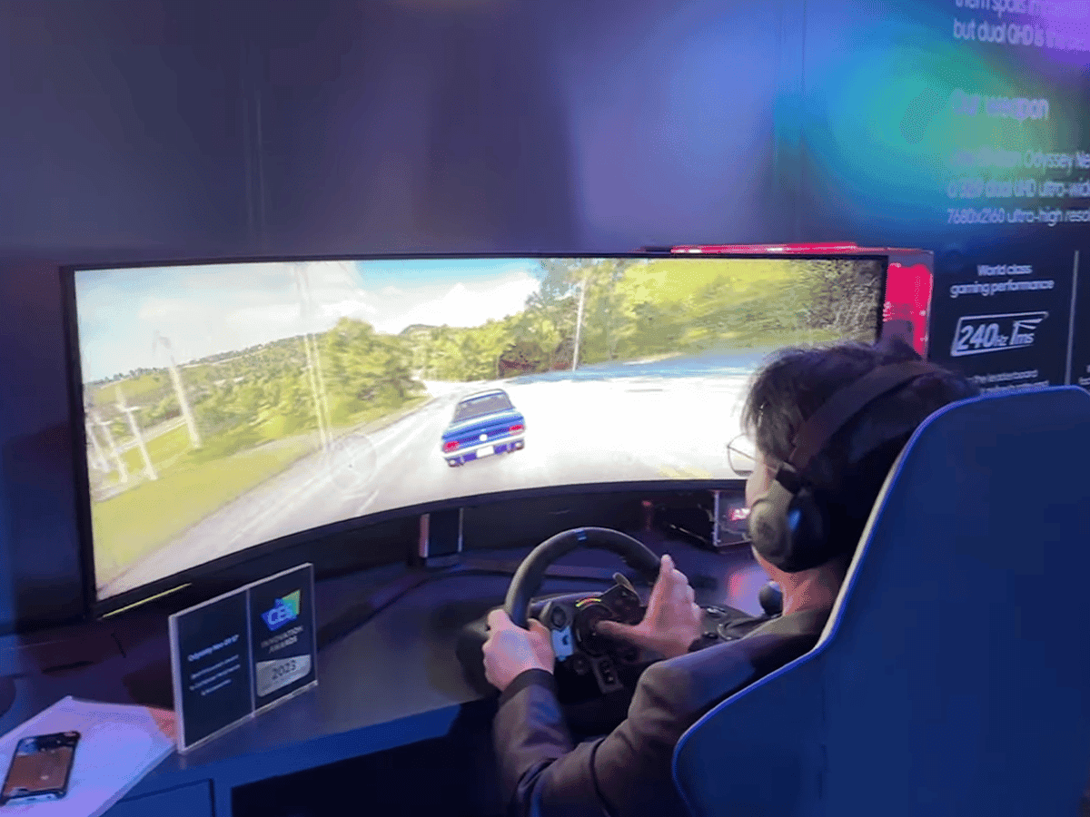 Samsung Odysse Neo G9 Gaming Monitor | Image: AppleInsider/YouTube
