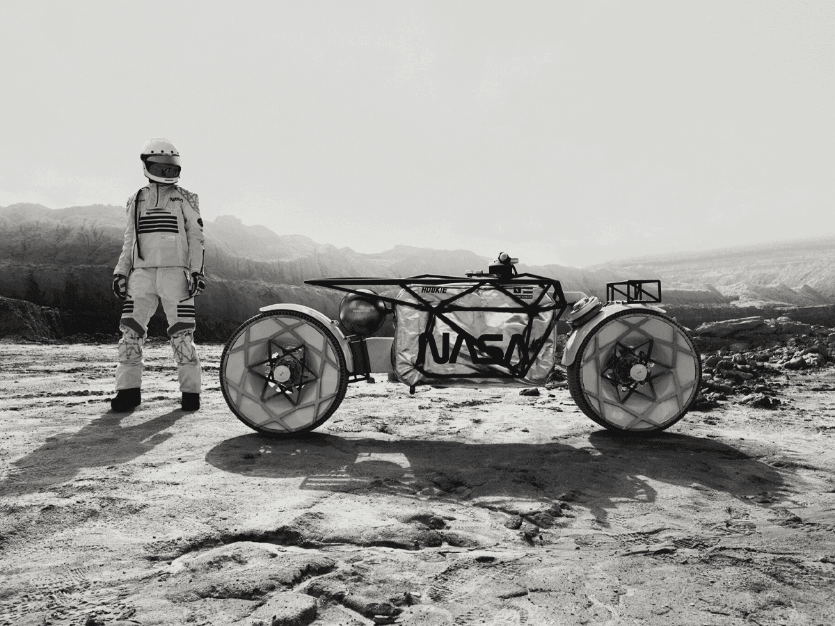 Hookie Tardigrade NASA Moon Motorcycle | Image: Hookie