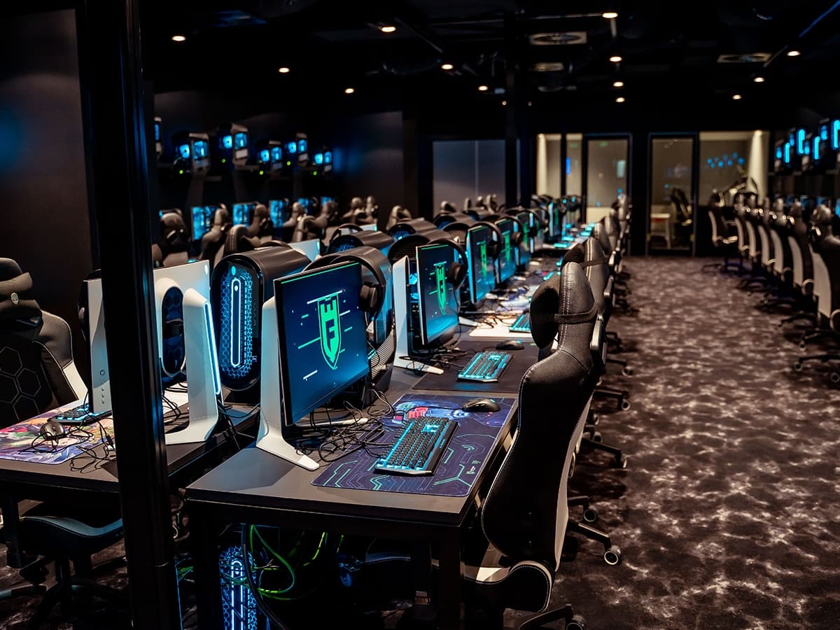Inside fortress sydney esports arena
