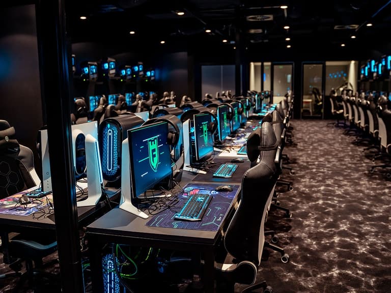 Inside fortress sydney esports arena