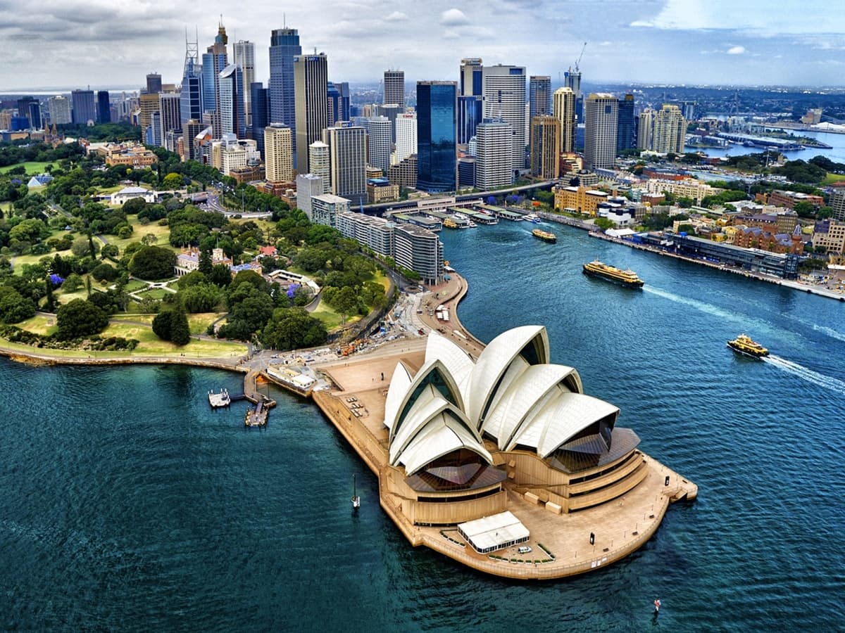 Sydney Opera House from above