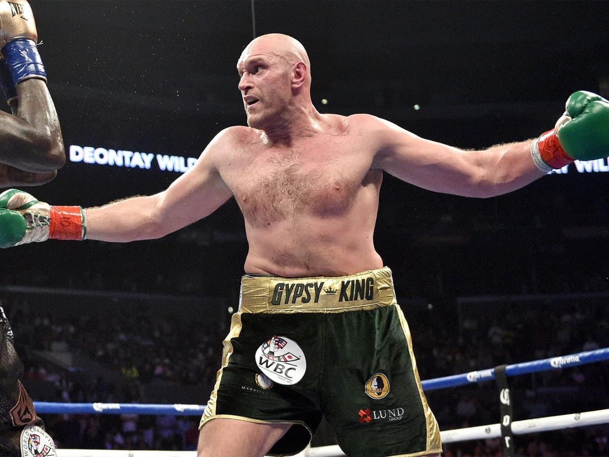 Tyson Fury in ring