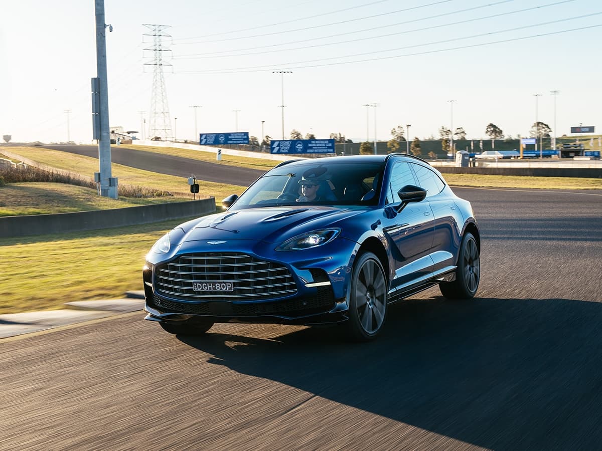 Aston martin dbx707 tested on track 2
