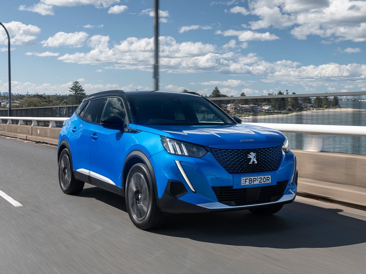 2024 peugeot e 2008 driving on road