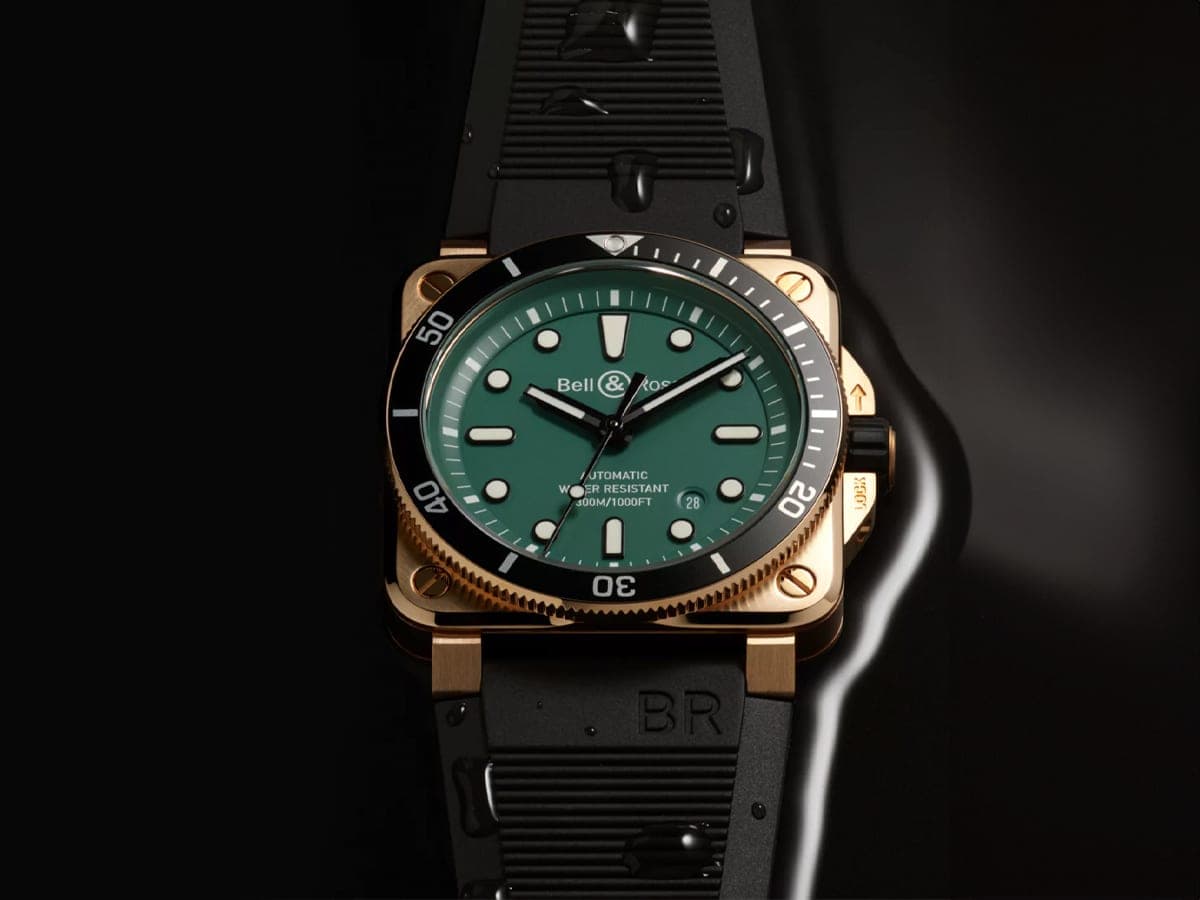 Bell & Ross BR 03-92 Diver Black & Green Bronze | Image: Bell & Ross
