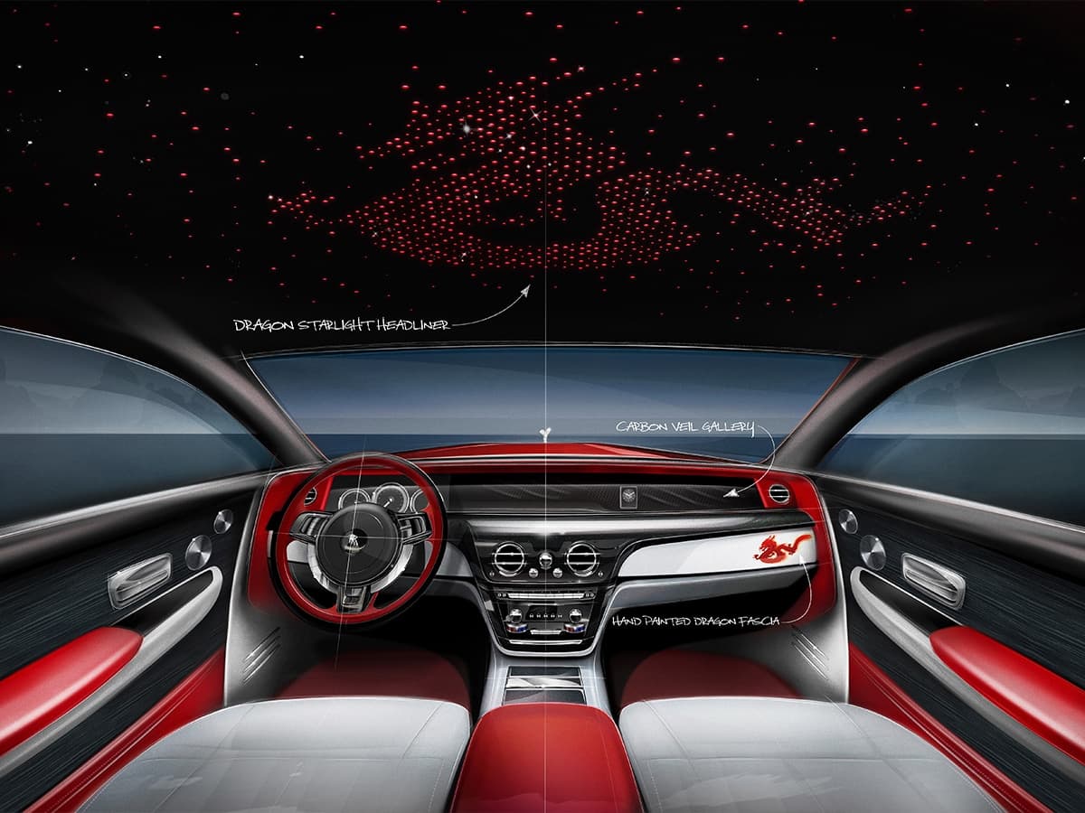 Rolls royce year of the dragon interior