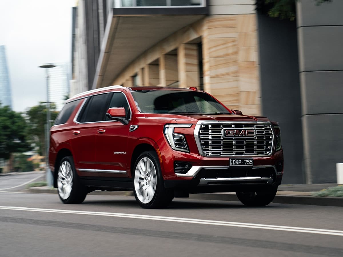 Gmc yukon denali on road 6