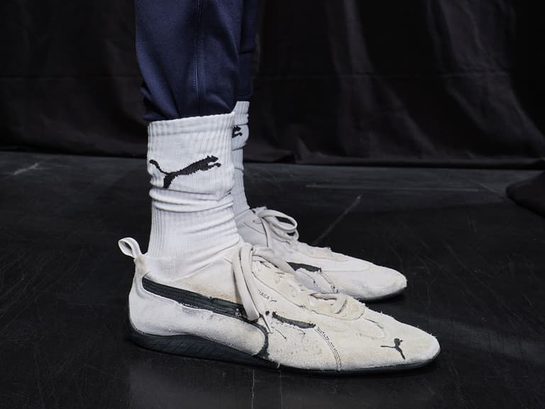 Balenciaga x puma speedcat in black