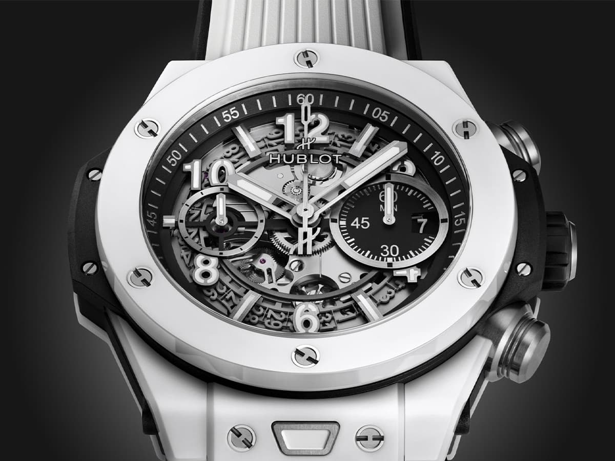 Hublot big bang unico white ceramic