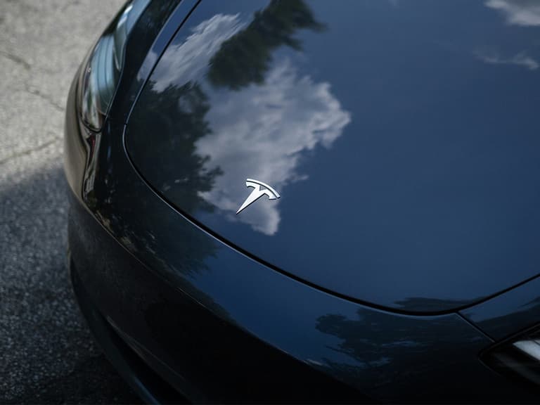 Tesla badge
