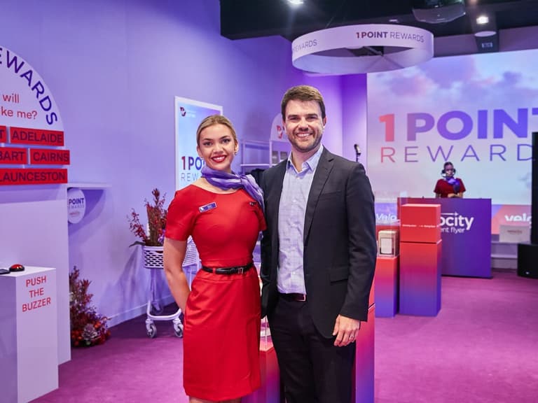 Velocity CEO Nick Rohrlach pictured at the program’s first 1 Point Rewards Store to open in Melbourne | Image: Supplied