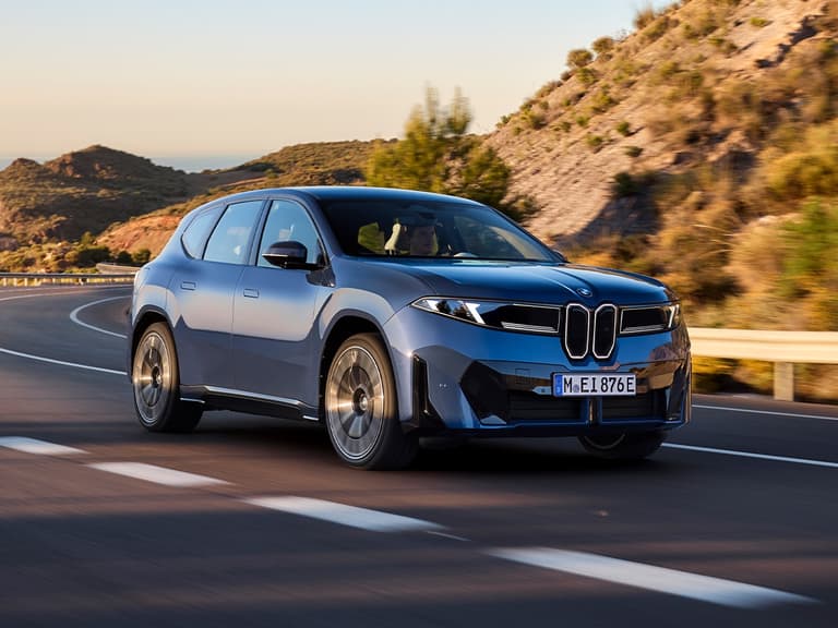 2026 bmw ix3 neue klasse front end on road
