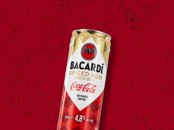 Bacardi's Spiced Rum with Coke | Image: Bacardi