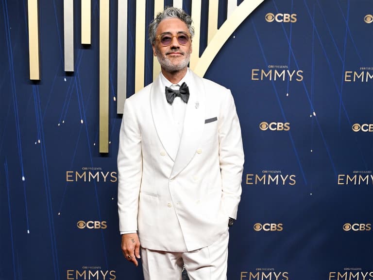 Casual white suit