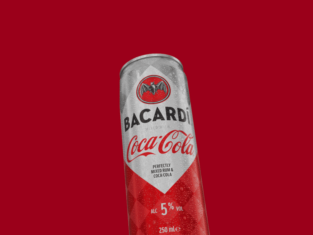 Bacardi's Spiced Rum with Coke