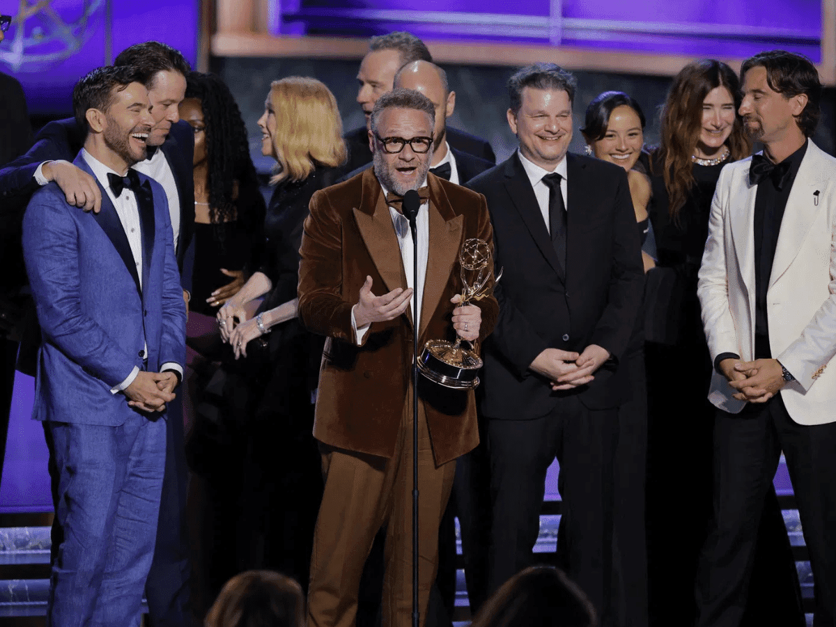 Seth Rogan's comedy The Studio cleaned up at the 2025 Emmys