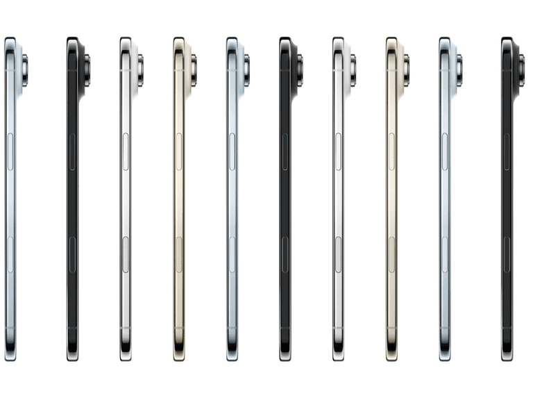 iPhone Air in all four colour ways
